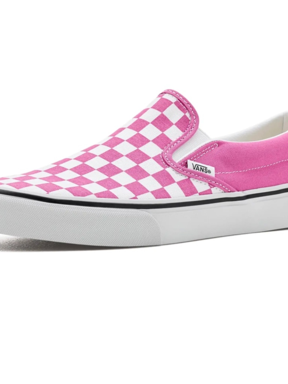 Vans Classic Slip-On Checkerboard Pink Fizz Size 6.5W